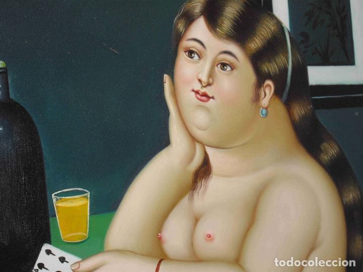 Otros objetos de arte: OLEO PARTIDA POKER - Foto 4