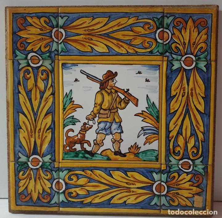 Otros objetos de arte: Cazador con cenefa - Foto 1