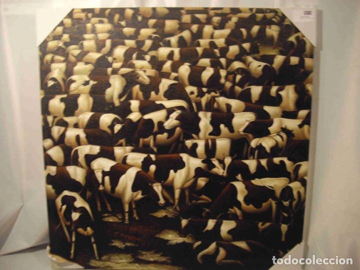 Otros objetos de arte: OLEO LIENZO VACAS - Foto 1
