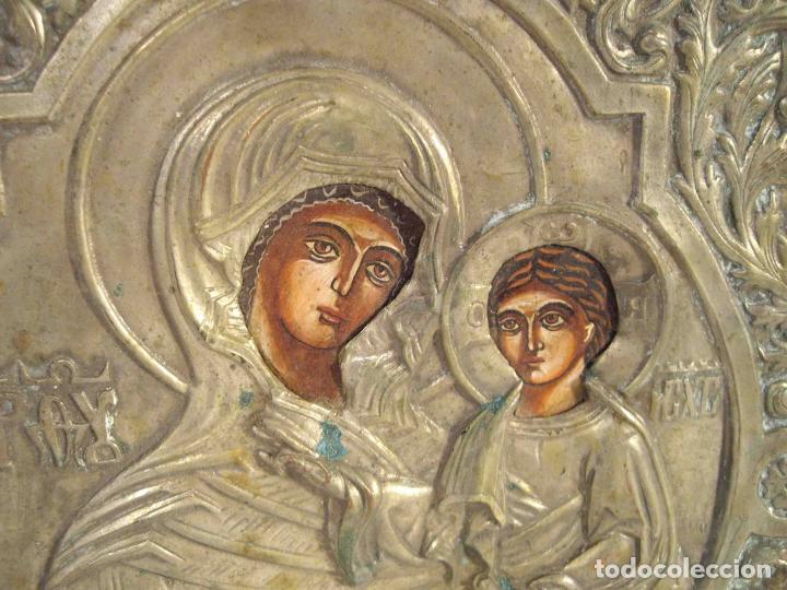 Otros objetos de arte: PANEL VIRGEN ORTODOXA - Foto 2