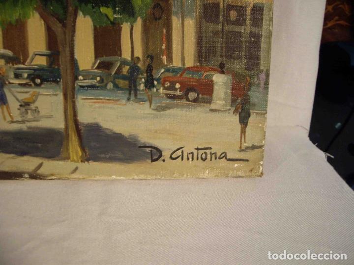 Otros objetos de arte: OLEO PLAZA MAYOR SEGOVIA - Foto 5