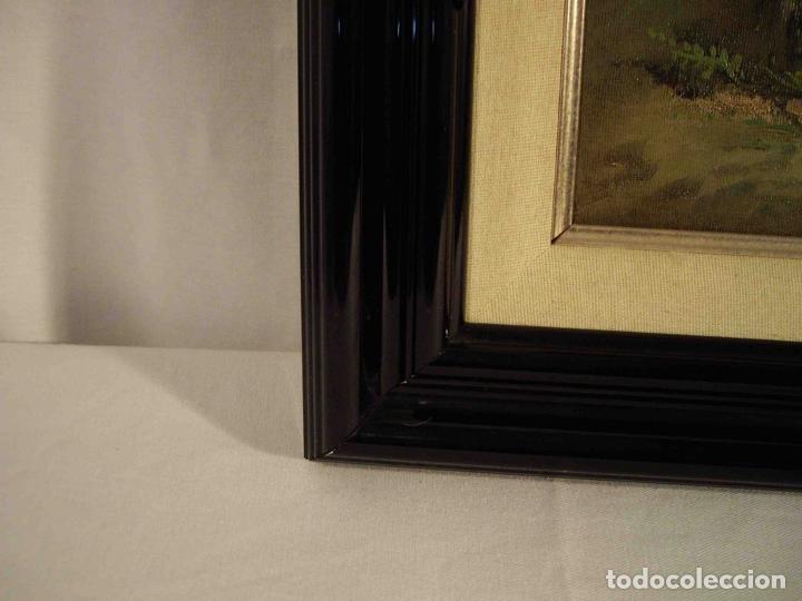 Otros objetos de arte: CUADRO BODEGON FLORES JARRON CRISTAL - Foto 3