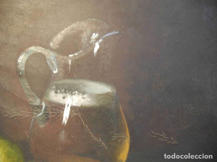 Otros objetos de arte: OLEO BODEGON LANGOSTINOS - Foto 4