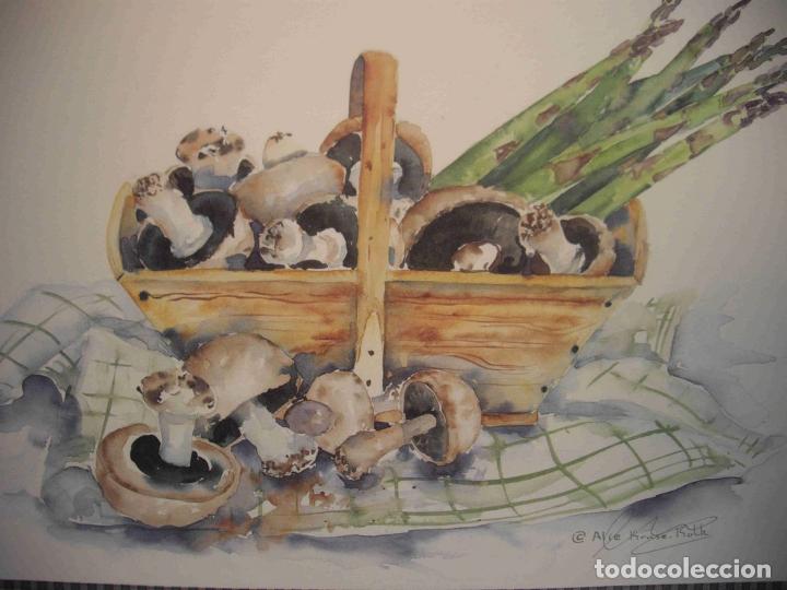 Otros objetos de arte: CUADRO BODEGON CHAMPI&Ntilde;ONES - Foto 2