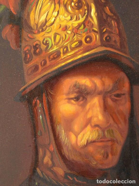 Otros objetos de arte: OLEO SOLDADO OTOMANO - Foto 3