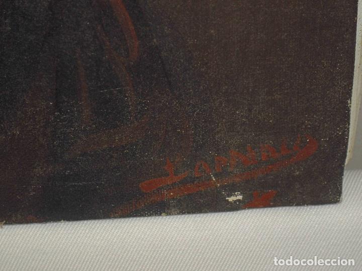 Otros objetos de arte: OLEO SOLDADO OTOMANO - Foto 4