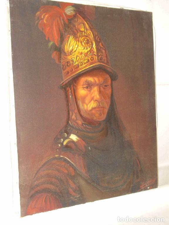 Otros objetos de arte: OLEO SOLDADO OTOMANO - Foto 1