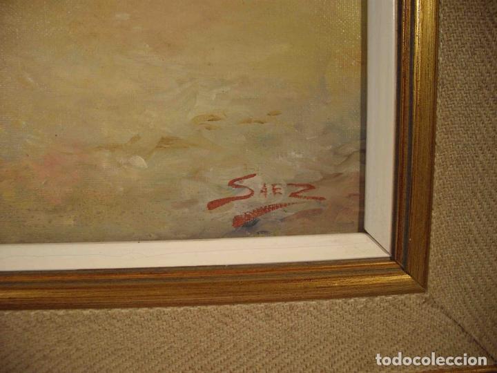 Otros objetos de arte: OLEO SOBRE LIENZO PESCADOR - Foto 3