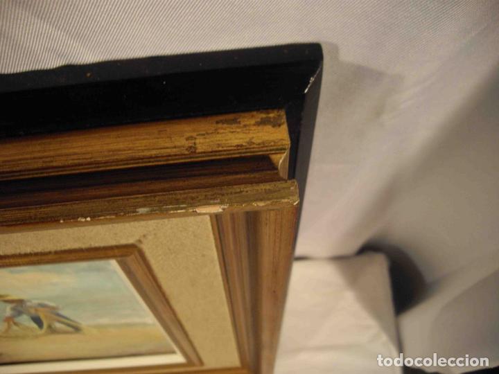 Otros objetos de arte: OLEO SOBRE LIENZO PESCADOR - Foto 6