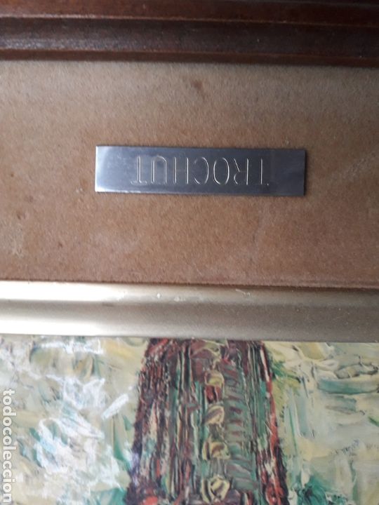 Otros objetos de arte: CUADRO. TROCHOUT. MUY BUEN ESTADO - Foto 2