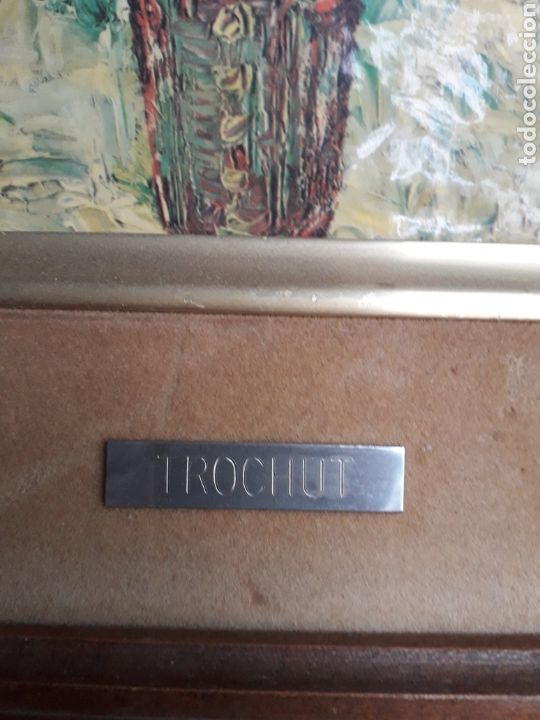 Otros objetos de arte: CUADRO. TROCHOUT. MUY BUEN ESTADO - Foto 3