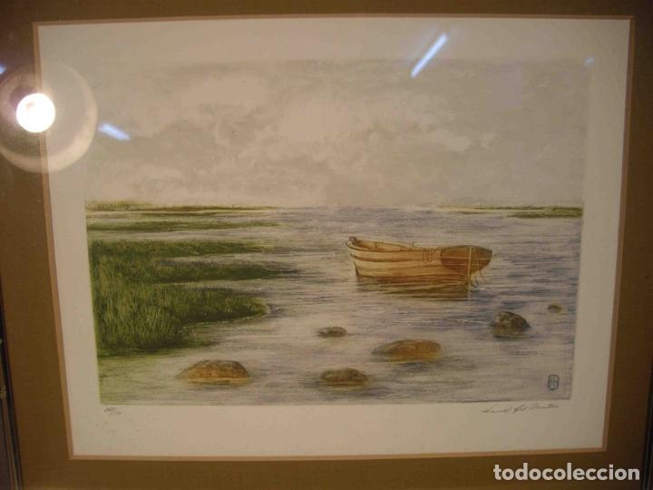 Otros objetos de arte: CUADRO LITOGRAFIA MARINA - Foto 2