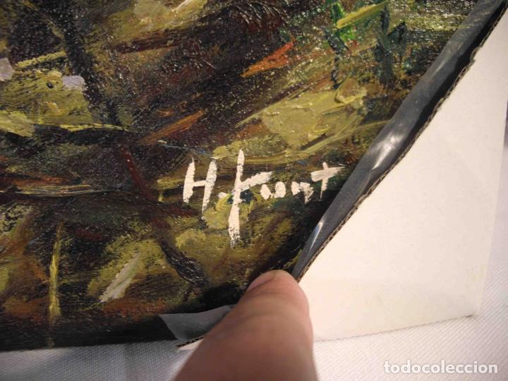 Otros objetos de arte: OLEO SOBRE LIENZO CHICA EN EL BOSQUE - Foto 5