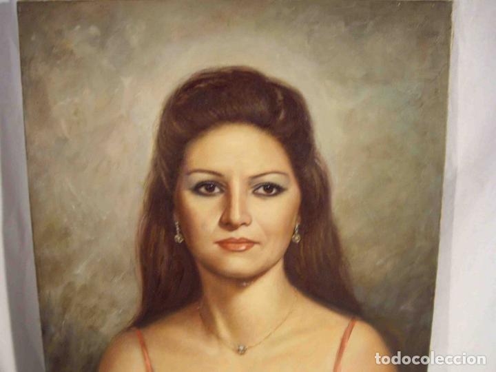 Otros objetos de arte: RETRATO SE&Ntilde;ORA SIGLO XX - Foto 2