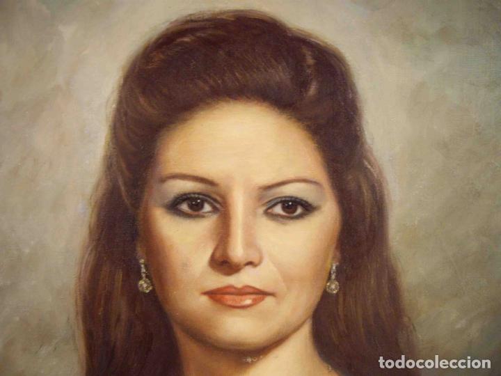 Otros objetos de arte: RETRATO SE&Ntilde;ORA SIGLO XX - Foto 3
