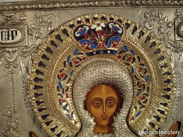 Otros objetos de arte: ICONO VIRGEN NI&Ntilde;O COLORES - Foto 4