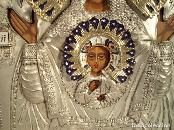 Otros objetos de arte: ICONO VIRGEN NI&Ntilde;O COLORES - Foto 5