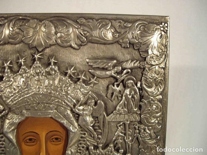 Otros objetos de arte: ICONO VIRGEN CON NI&Ntilde;O - Foto 3