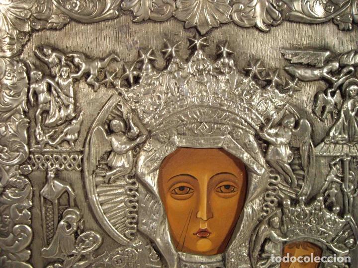 Otros objetos de arte: ICONO VIRGEN CON NI&Ntilde;O - Foto 4