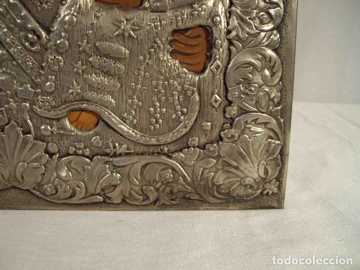 Otros objetos de arte: ICONO VIRGEN CON NI&Ntilde;O - Foto 6