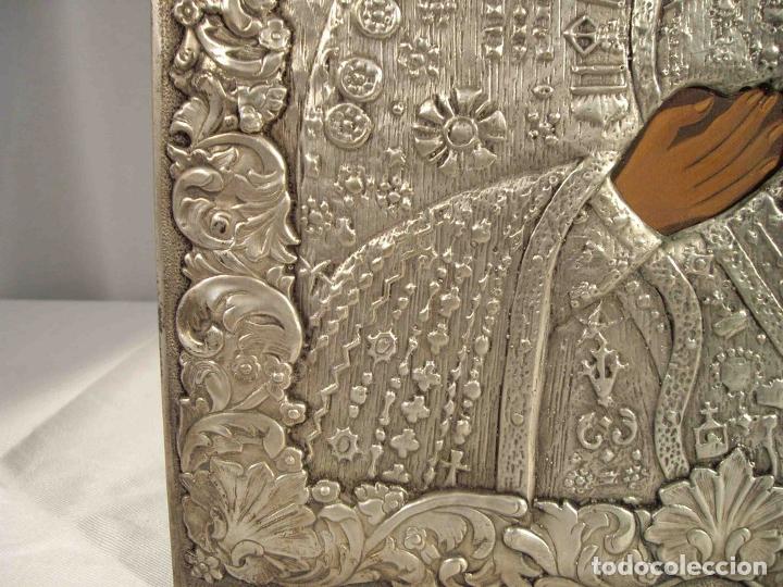 Otros objetos de arte: ICONO VIRGEN CON NI&Ntilde;O - Foto 7