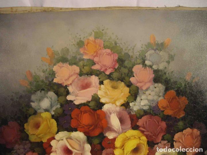 Otros objetos de arte: OLEO BODEGON PETALOS CAIDOS - Foto 2