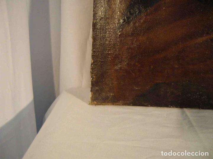Otros objetos de arte: OLEO SANTO CON NI&Ntilde;O SANTO II - Foto 3