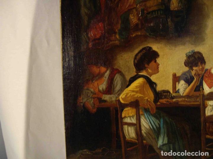 Otros objetos de arte: OLEO BORDADORAS - Foto 4