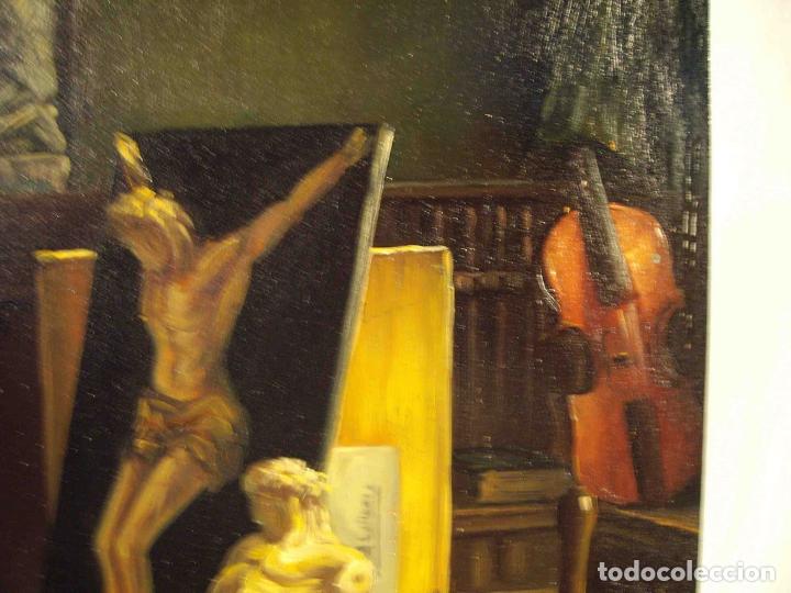 Otros objetos de arte: OLEO SOBRE TABLA TALLISTA - Foto 4