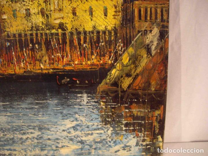Otros objetos de arte: OLEO VENECIA 2 - Foto 5