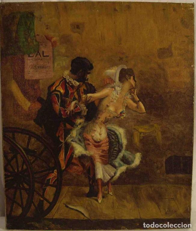 Otros objetos de arte: OLEO CARNAVAL - Foto 1