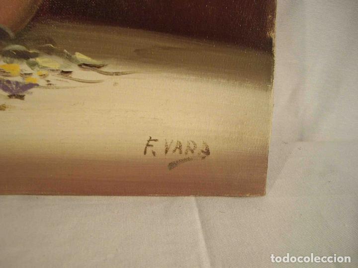 Otros objetos de arte: OLEO BOTELLON MARGARITAS 2 - Foto 5