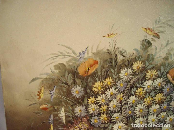 Otros objetos de arte: OLEO BODEGON MARGARITAS - Foto 2