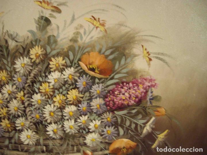 Otros objetos de arte: OLEO BODEGON MARGARITAS - Foto 4