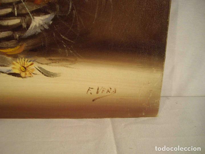 Otros objetos de arte: OLEO BODEGON MARGARITAS - Foto 5