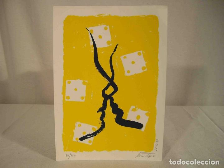 Otros objetos de arte: OLEO SOBRE LAMINA CINCO DADOS - Foto 1