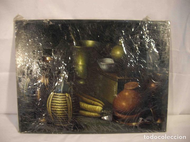 Otros objetos de arte: OLEO SOBRE TABLA BODEGON - Foto 1