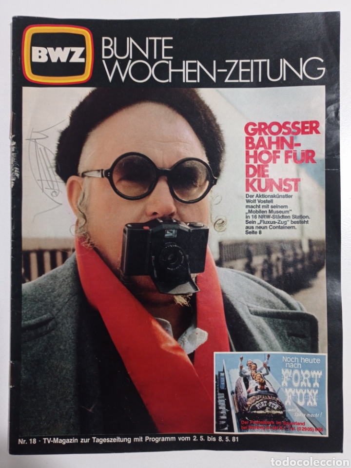 Otros objetos de arte: Wolf Vostell. Firmado original - Foto 1
