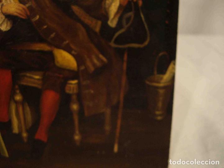 Otros objetos de arte: OLEO SOBRE TABLA MOSTRANDO RETRATO - Foto 5
