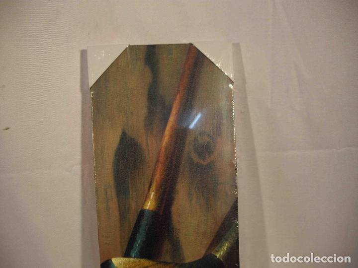 Otros objetos de arte: OLEO SOBRE LIENZO 3 PALOS DE GOLF - Foto 4