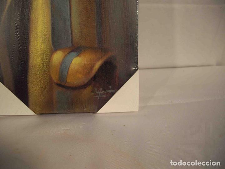 Otros objetos de arte: OLEO SOBRE LIENZO BOLSA DE GOLF - Foto 2