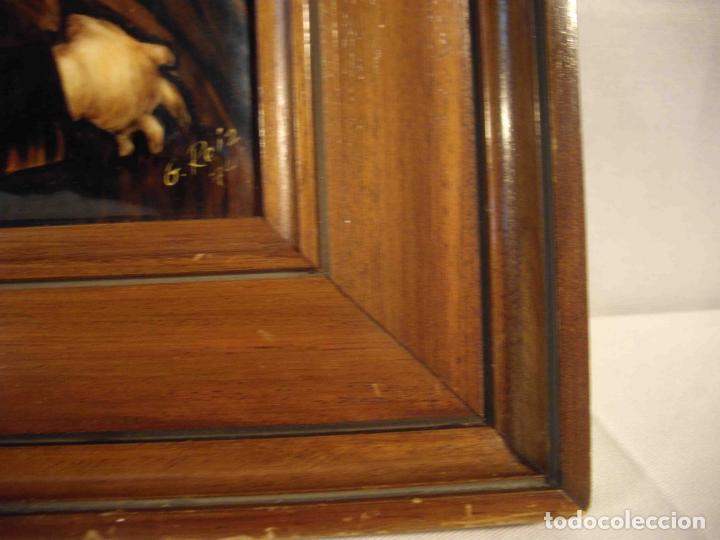 Otros objetos de arte: CUADRO ESMALTE DE CABALLERO - Foto 5