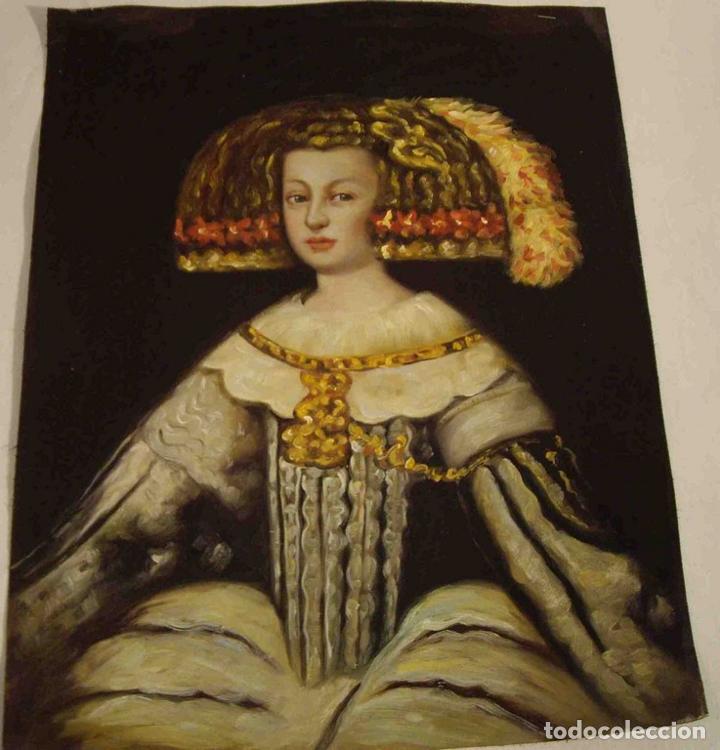 Otros objetos de arte: OLEO TELA MENINA - Foto 3