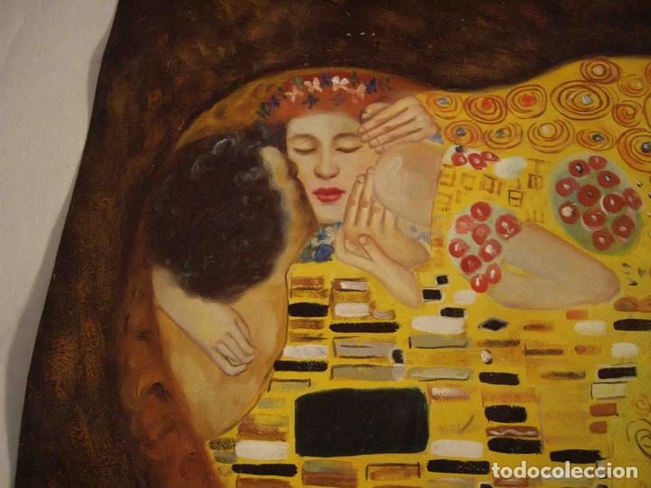 Otros objetos de arte: OLEO TELA AMANTES - Foto 2