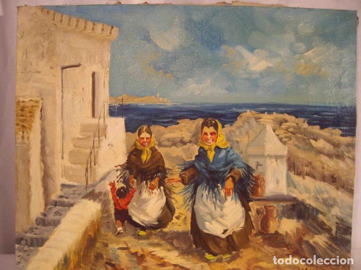 Otros objetos de arte: OLEO MOTIVO ANDALUZ 1 - Foto 2