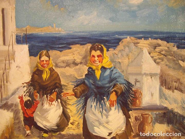 Otros objetos de arte: OLEO MOTIVO ANDALUZ 1 - Foto 3