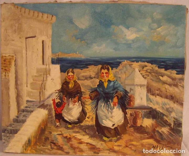 Otros objetos de arte: OLEO MOTIVO ANDALUZ 1 - Foto 1