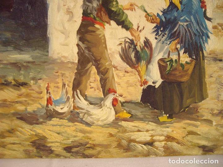 Otros objetos de arte: OLEO MOTIVO ANDALUZ 2 - Foto 3