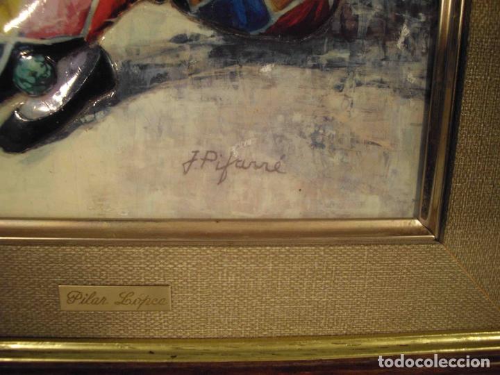Otros objetos de arte: CUADRO ARLEQUIN ESMALTE CON MARCO - Foto 3