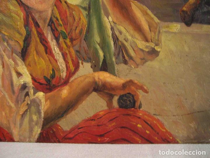 Otros objetos de arte: OLEO SOBRE TABLA SEGADOR RONDANDO - Foto 5